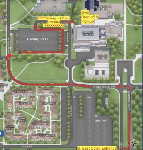 SKC map drop off information